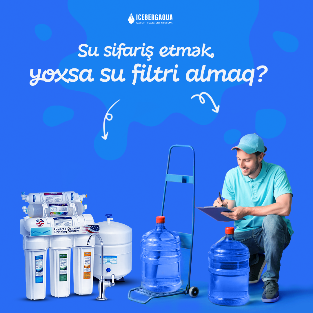 to order water or to buy a water filter