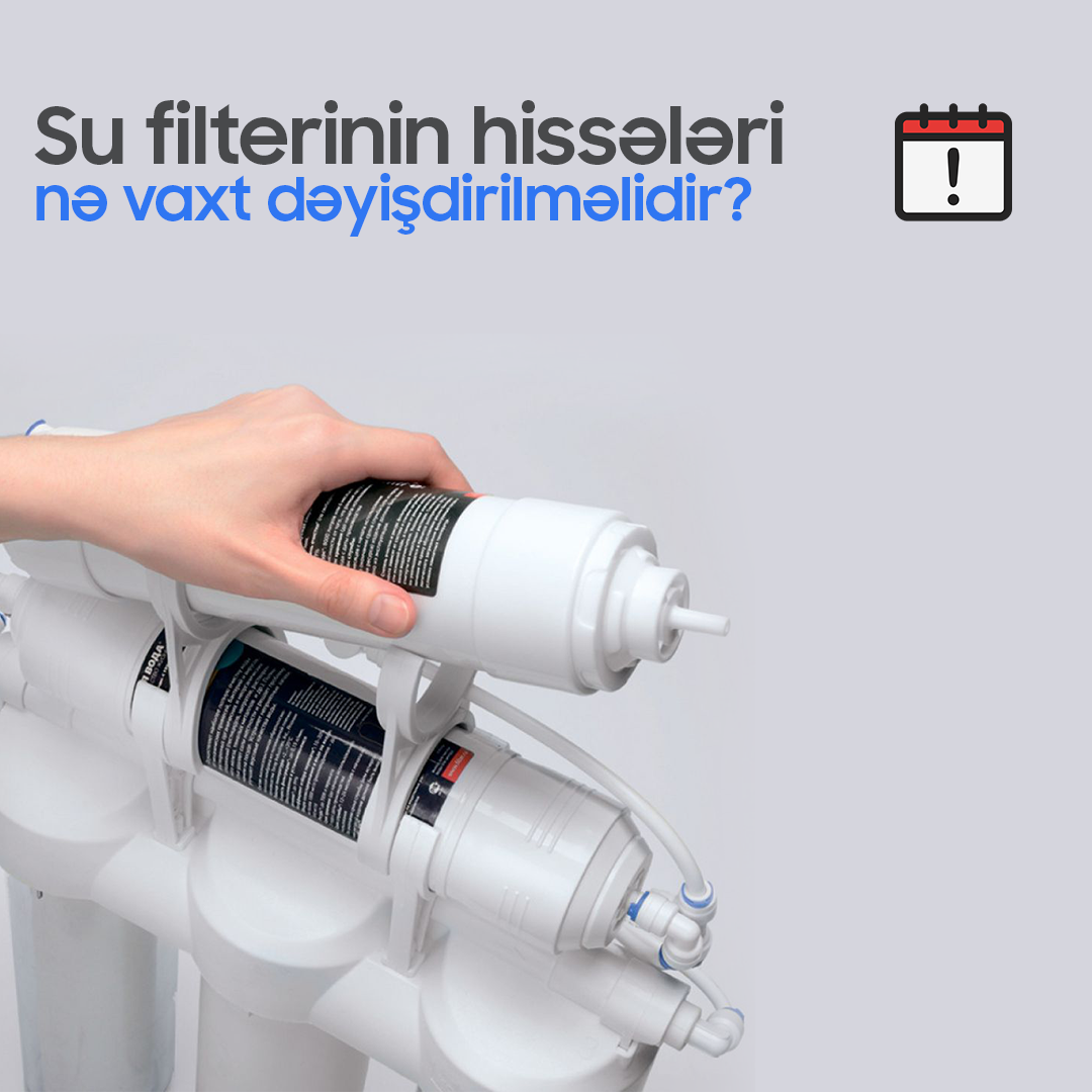 replacement of water purifier filters